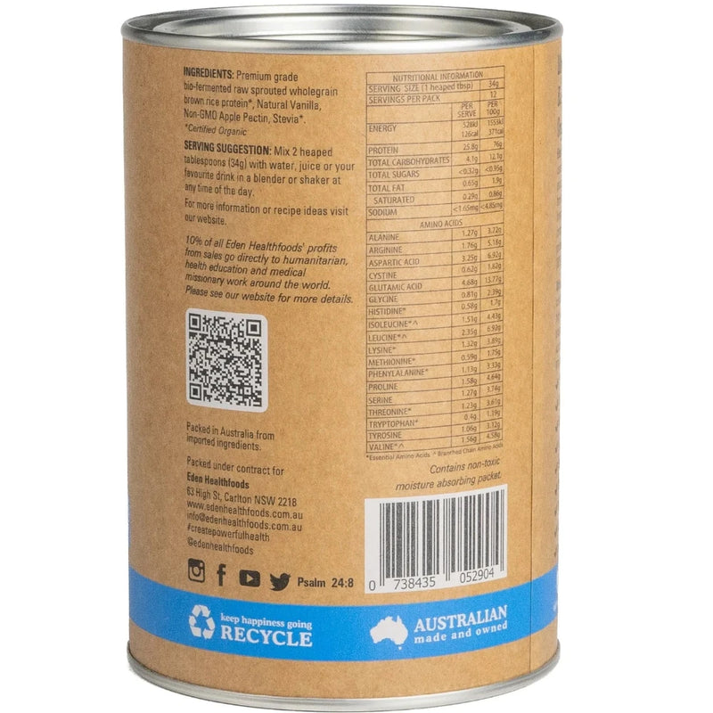 Eden Healthfoods Ultimate Protein Vanilla 1kg