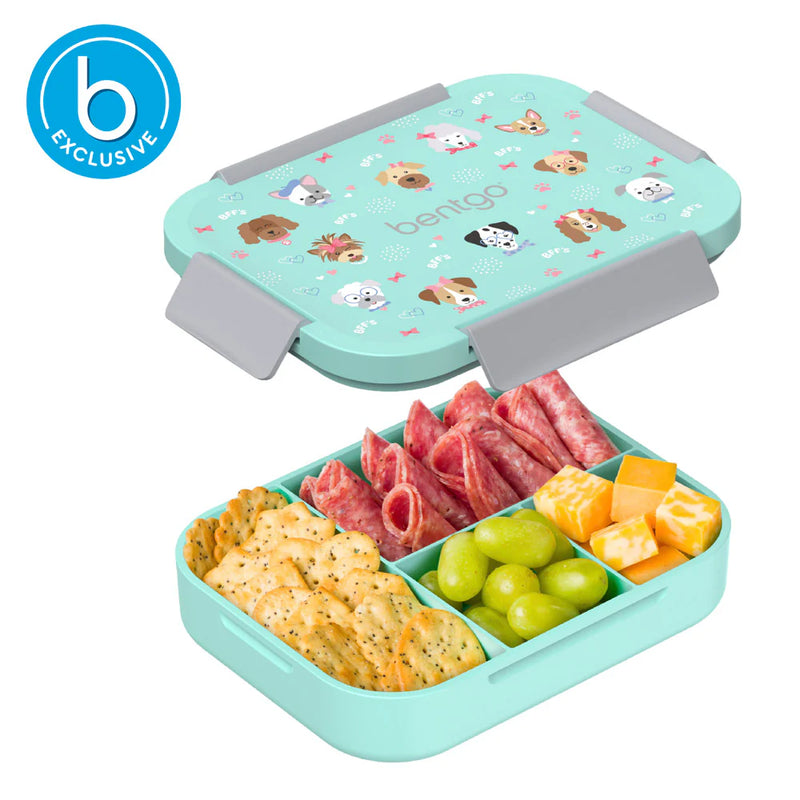 Bentgo Kid's Snap & Go Lunch Box (Puppies)