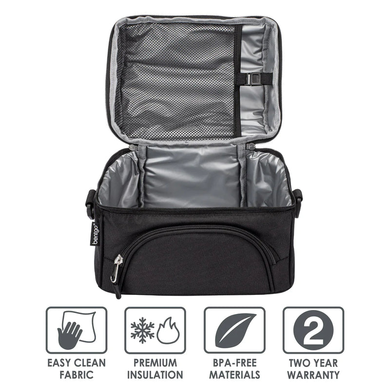 Bentgo Deluxe Lunch Bag (Carbon Black)