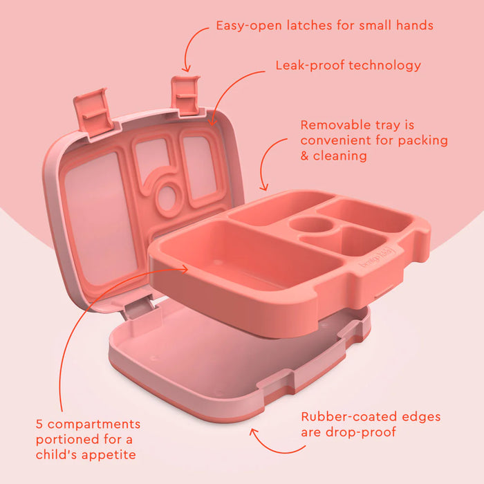 BENTGO KIDS Bento Lunch Box (Coral)