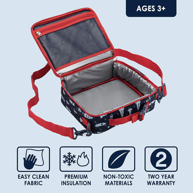 Bentgo Kids Print Lunch Bag - Space Rocket