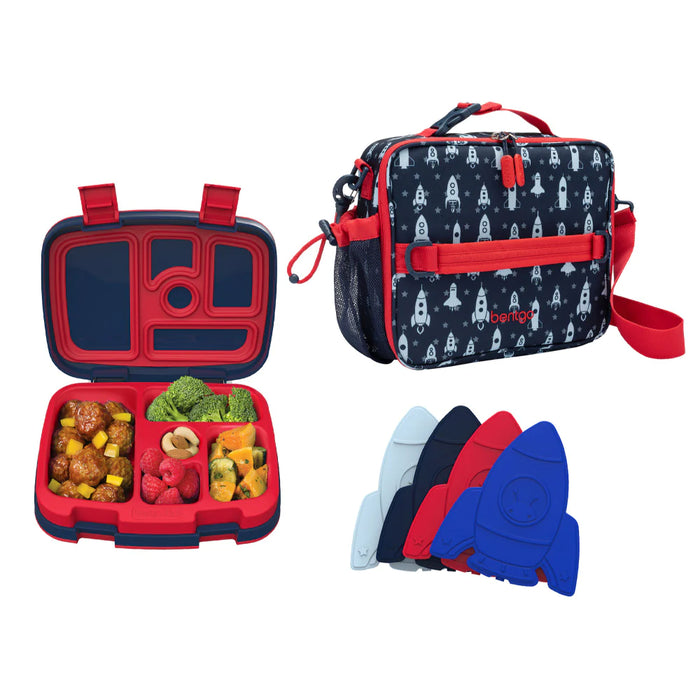 Bentgo Kids Bento Lunchbox ( Space Rockets)