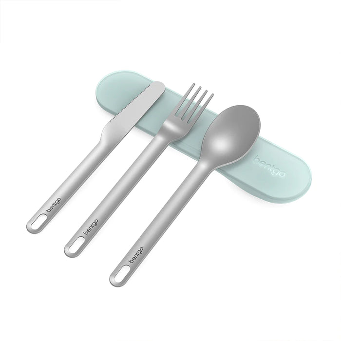 Bentgo S/S Travel Utensil Set Aqua