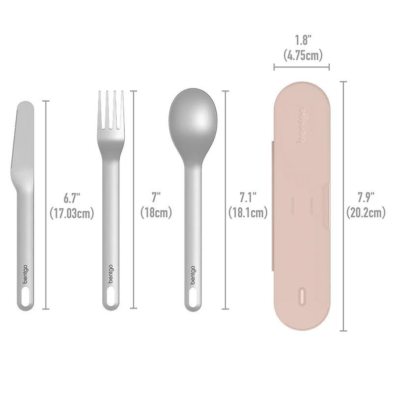 Bentgo S/S Travel Utensil Set Rose Gold