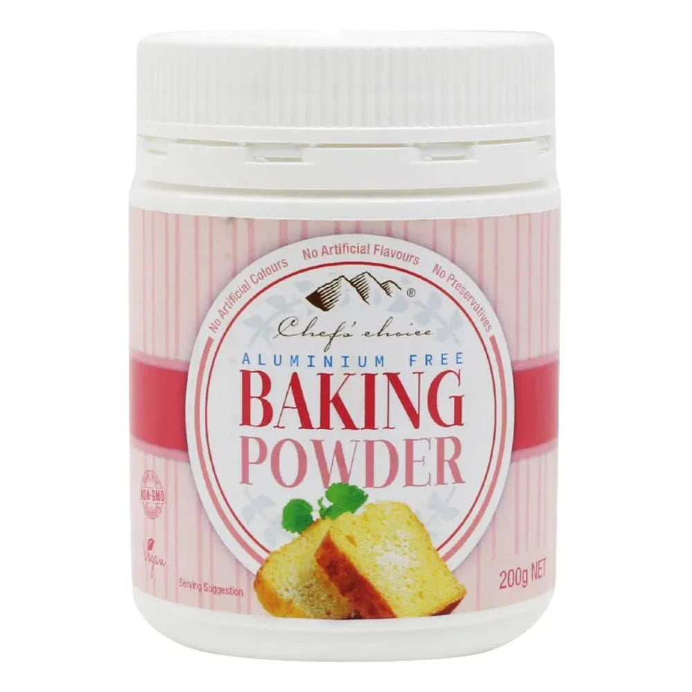 Chef's Choice Baking Powder Aluminum Free 200g — Go Vita Burwood