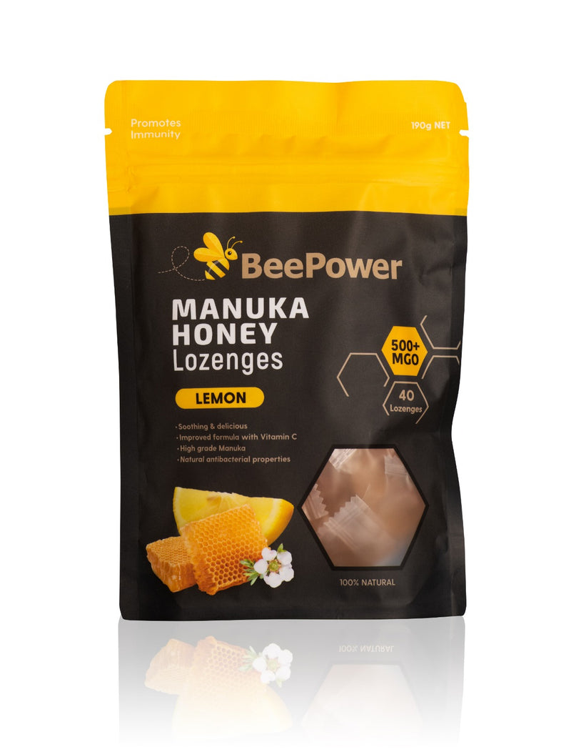 BEE POWER Manuka Lozenges Lemon 40l