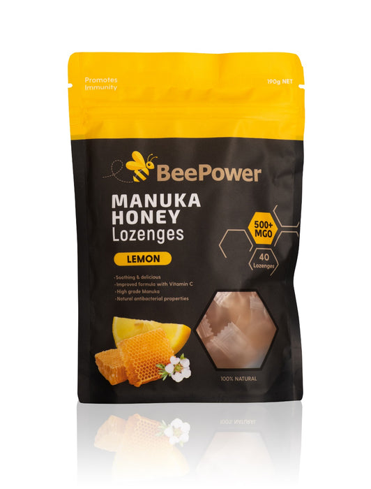 BEE POWER Manuka Lozenges Lemon 40l