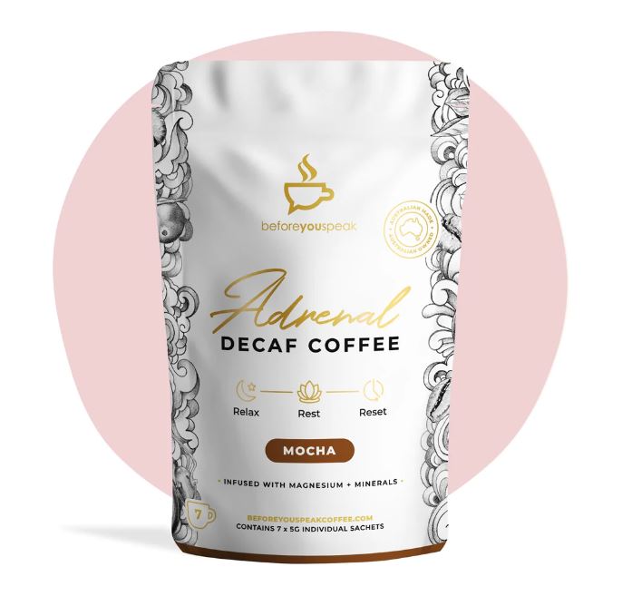 BEFOREYOUSPEAK Adrenal Reset Decaf Coffee Mocha