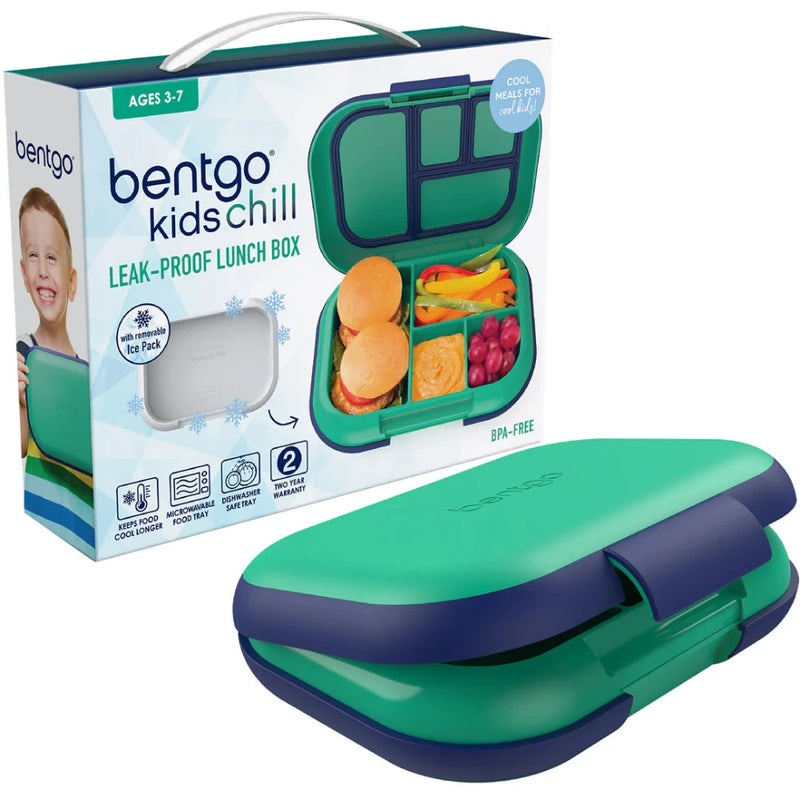 Kids Chill Bento Lunch Box Green/Royal