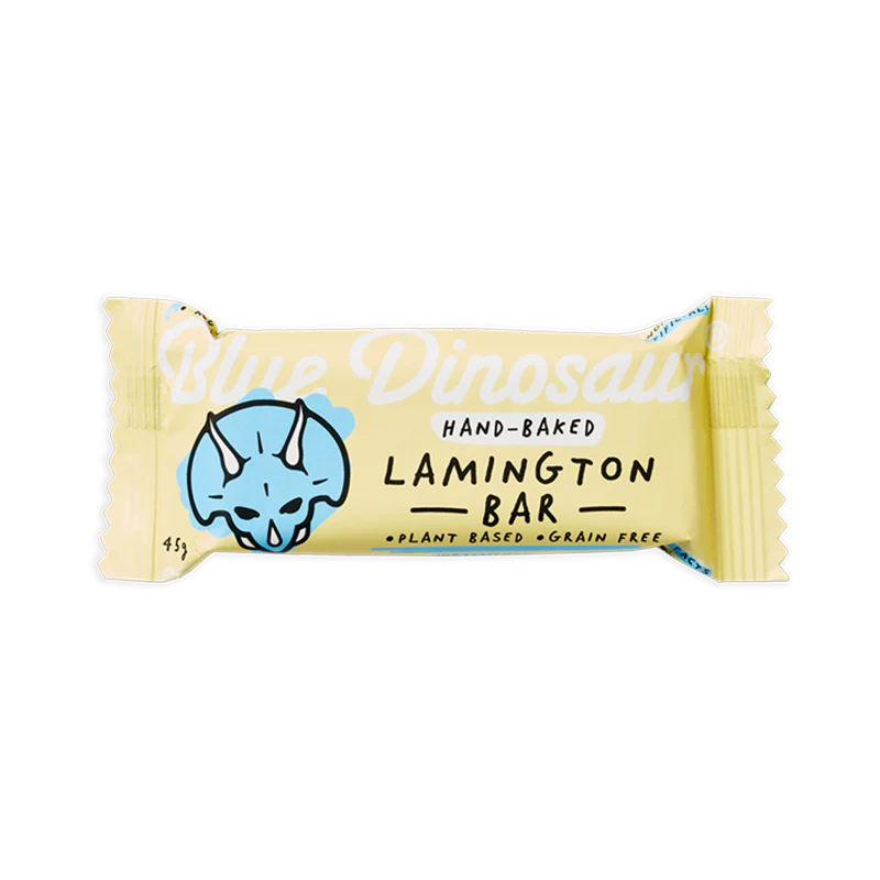BLUE DINOSAUR PALEO BAR LAMINGTON