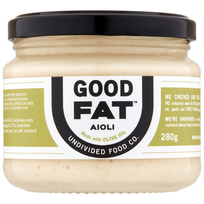 Undivided Food Co Good Fat Aioli 280g