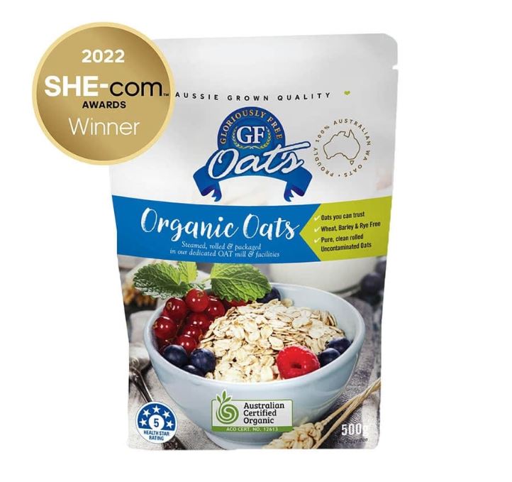 GLORIOUSLY FREE Organic Oats 500g