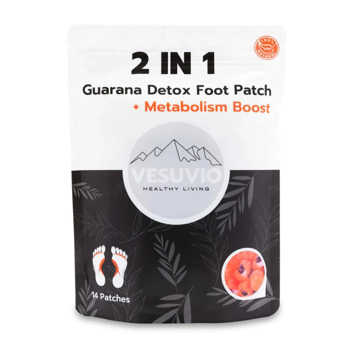 Vesuvio Guarana Detox Foot Patch + Metabolism Boost (14 Pack)