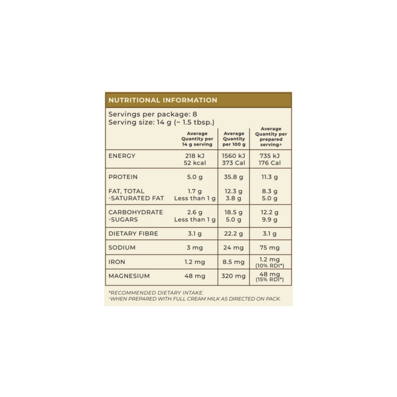HFA Drinking Chocolate Gut Health & Immunity Blend 112g