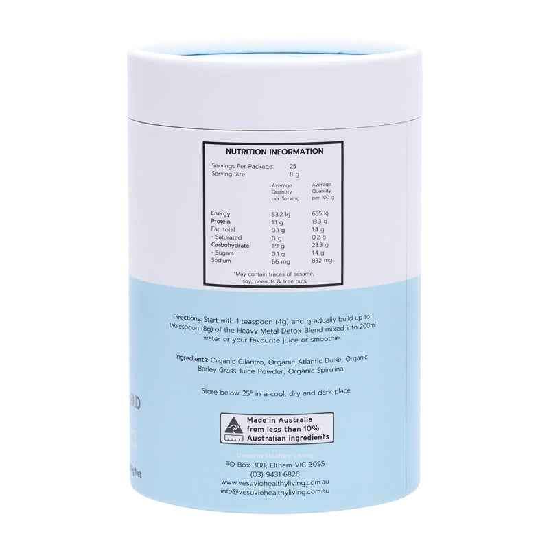 Vesuvio Heavy Metal Detox Blend Powder 200g