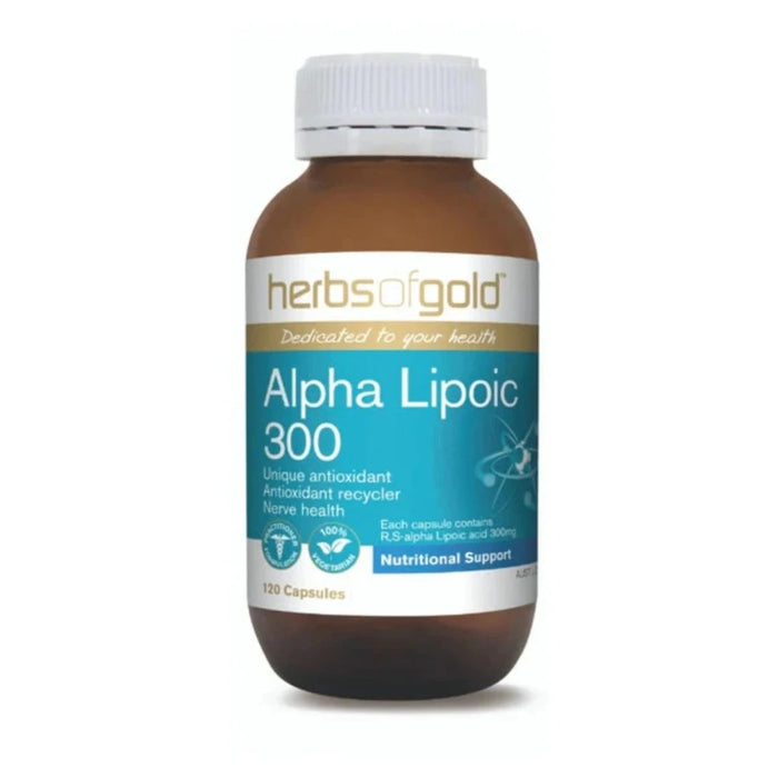 HERBS OF GOLD Alpha Lipoic 120 Caps