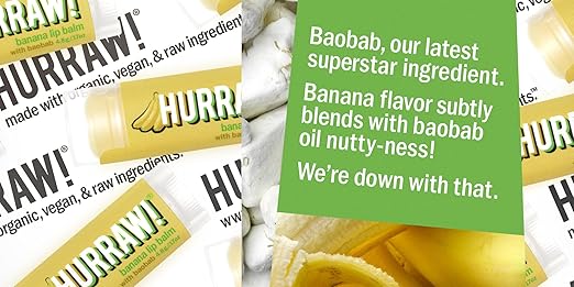 HURRAW Lip Balm Baobab Banana
