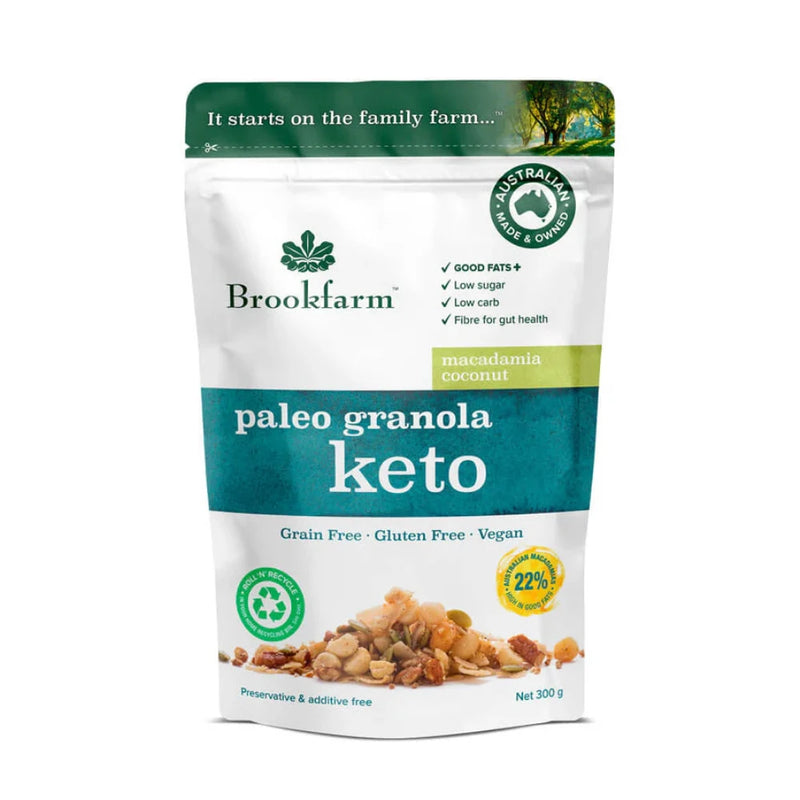 Brookfarm Keto Paleo Granola Macadamia Coconut 300g