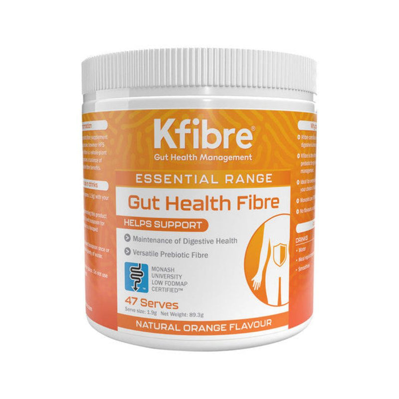 Kfibre Essential Gut Health Powder Orange Flavor 80g