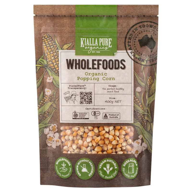 KIALLA Organic Popcorn 500g