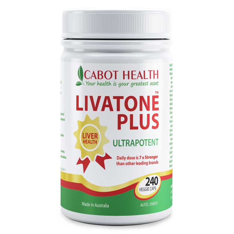 Cabot Health Livatone Plus w/Tumeric 240 caps