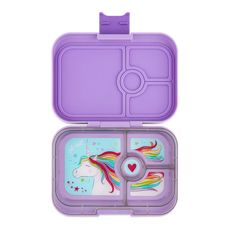 Bento Yumbox Panino 4 compartment (Lavender Purple Unicorn)