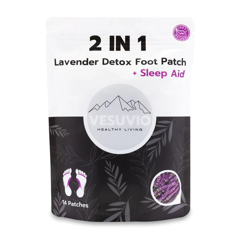 Vesuvio Lavender Detox Foot Patch + Sleep Aid (14 Pack)