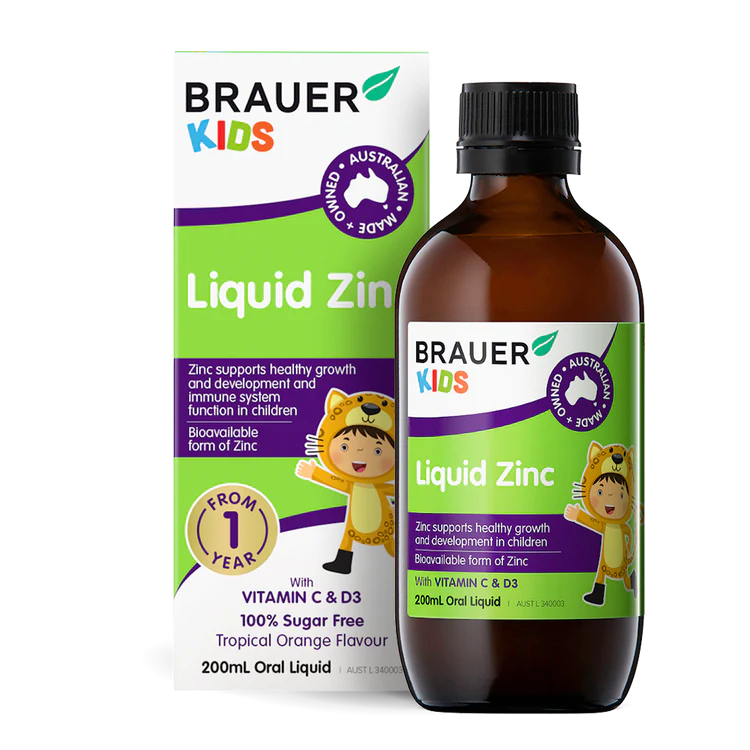Brauer Kids Liquid Zinc 200ml