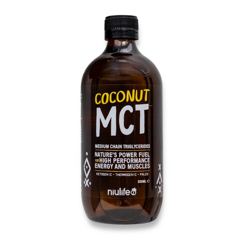 NIULIFE Coconut MCT Oil 500ml Glass Bottle