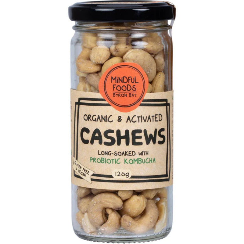 Mindful Foods Organic & Activated Cashews 120g