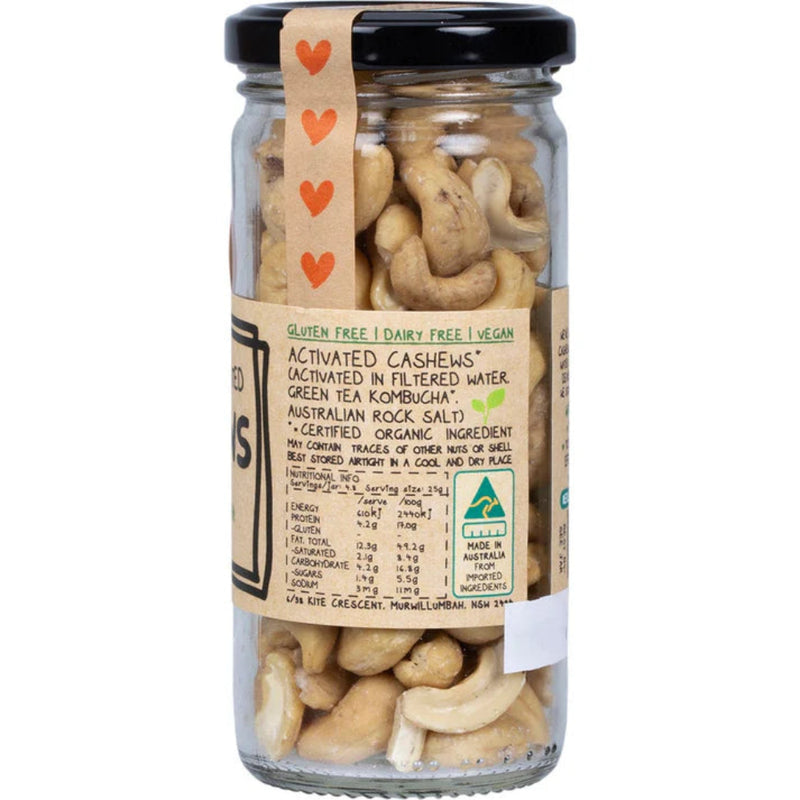 Mindful Foods Organic & Activated Cashews 120g