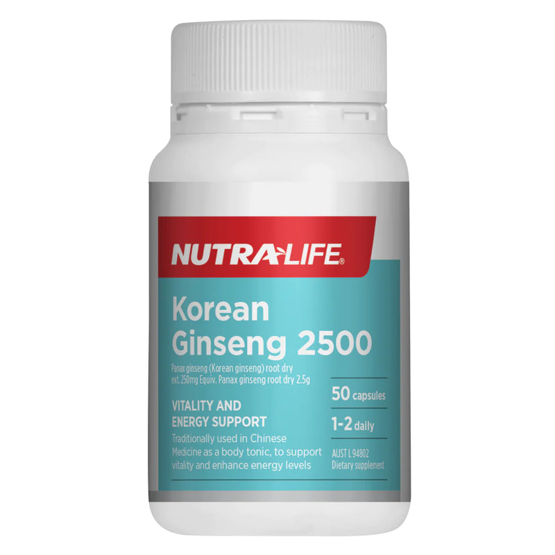 NUTRALIFE Korean Ginseng 2500 50 Cap
