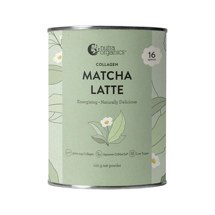NutraOrganics Collagen Matcha Latte 100g