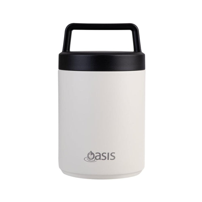 Oasis Food Flask with handle 480ml Albaster