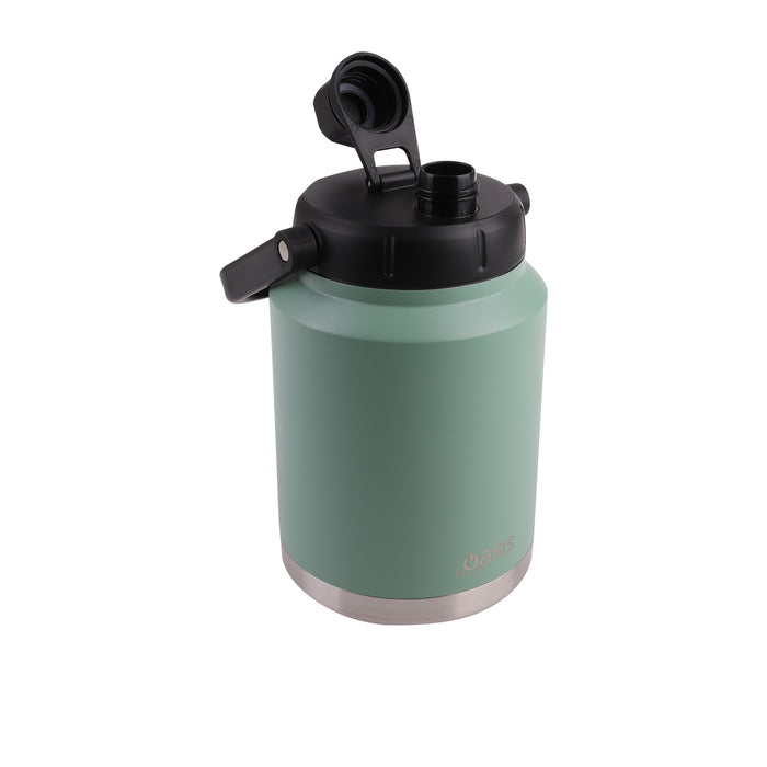 OASIS Insulated Jug Sage Green 2.1l