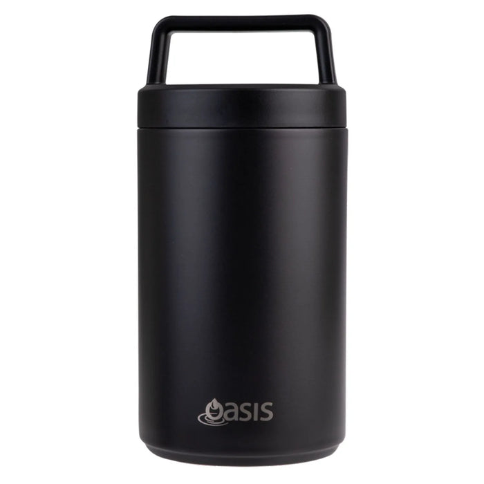 Oasis Food Flask with handle 700ml Black