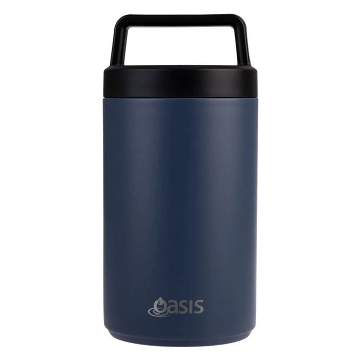 Oasis Food Flask with Handle 700ml-Indigo