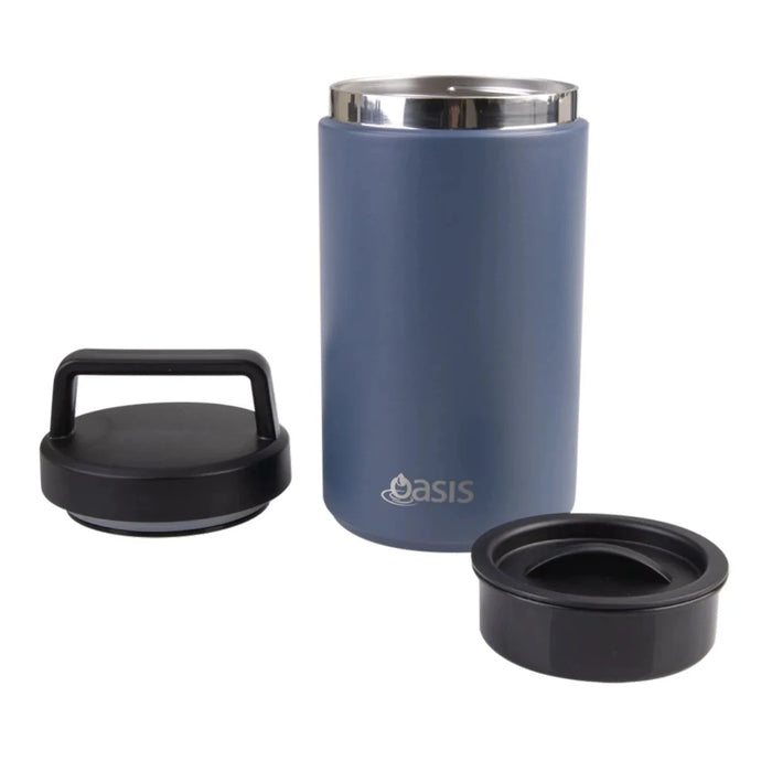 Oasis Food Flask with Handle 700ml-Indigo