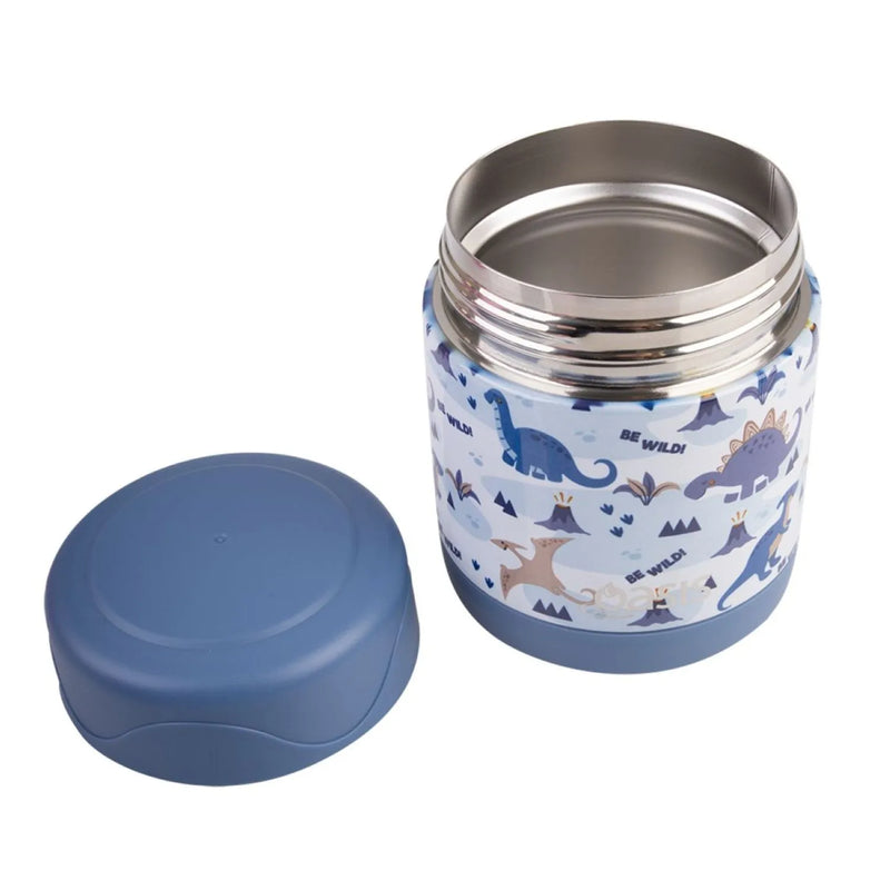 Oasis Kids Food Flask 300ml (Dinosaur Land)
