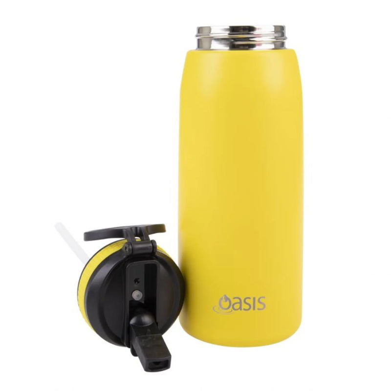Oasis Sports Bottle 780ml (Neon Yellow)
