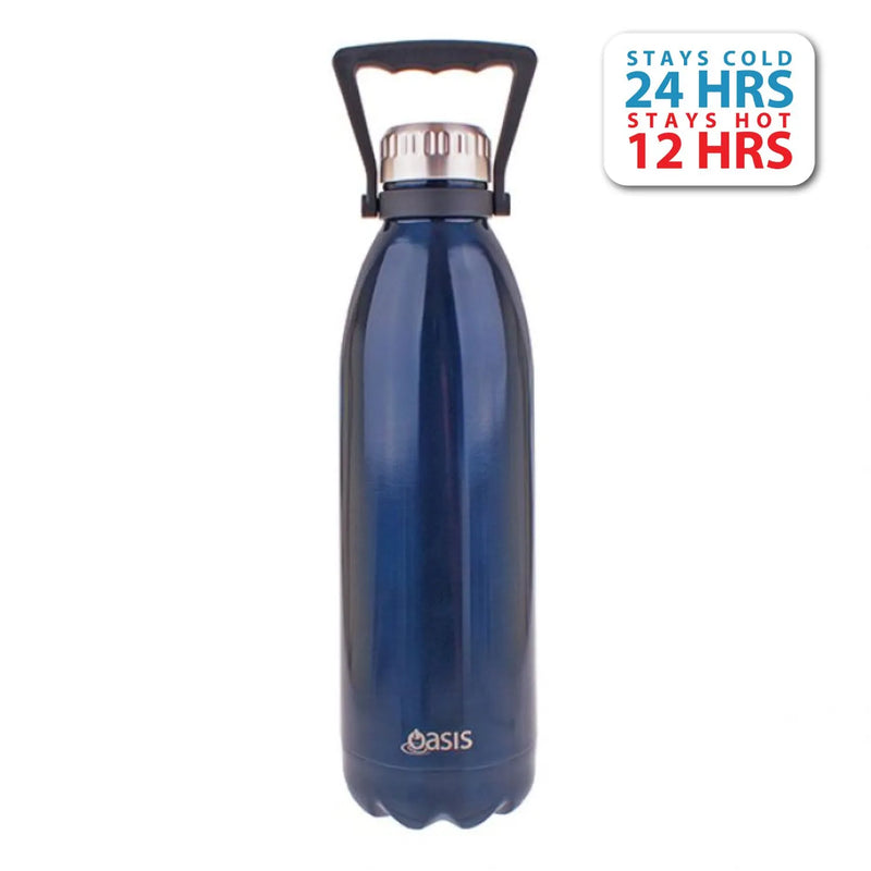 OASIS Ins Drink Bottle 1.5l Blue