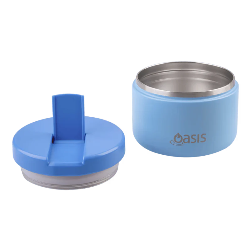 Oasis Food Flask w/ quick release lids 300ml Blue