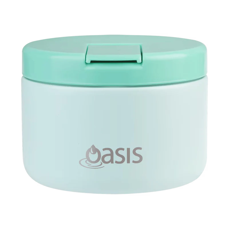 Oasis Food Flask w/ quick release lids 300ml Mint