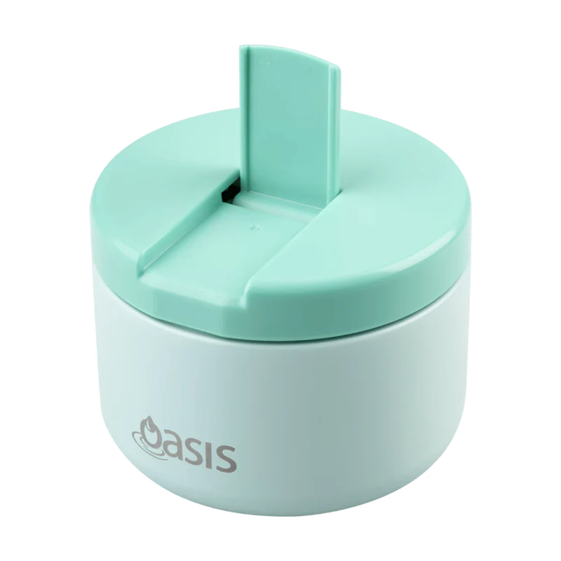 Oasis Food Flask w/ quick release lids 300ml Mint