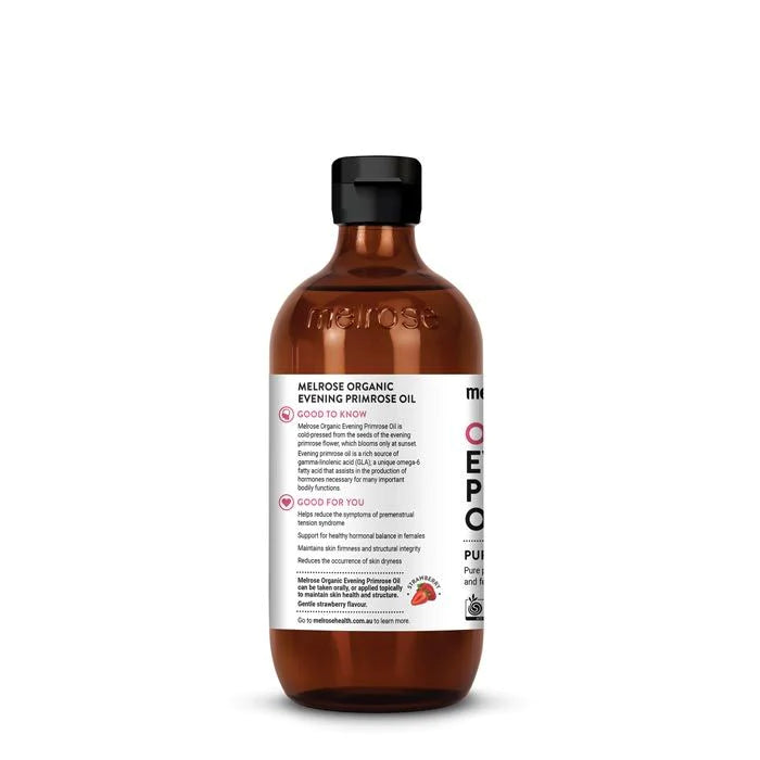 Melrose Organic Evening Primose Oil Strawberry 200ml