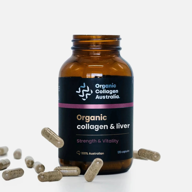 Organic Collagen Australia Organic Collagen & Liver Strength & Vitality 120 caps