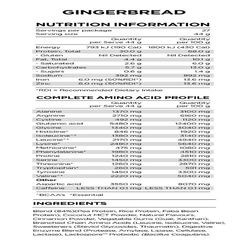 Prana ON Power Plant Protein Gingerbread 1.2kg