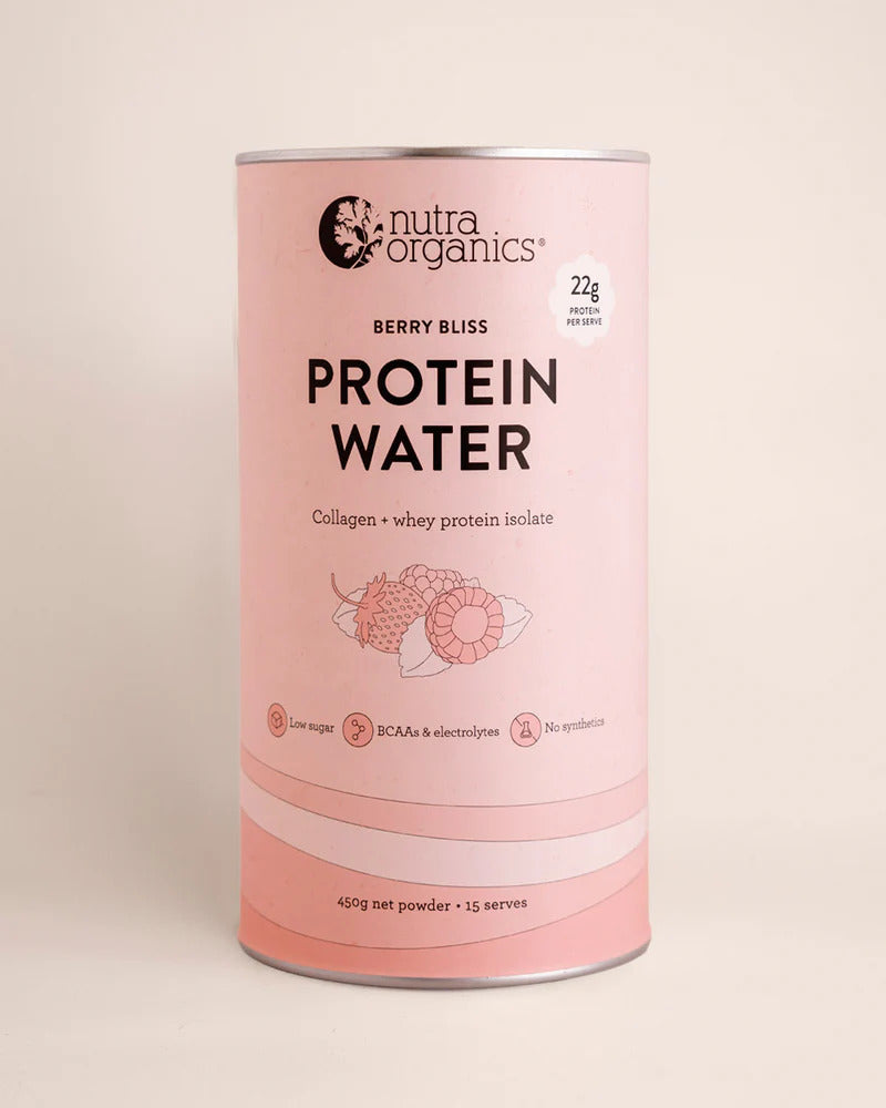 Nutra Organics Protein Water Berry Bliss 450g