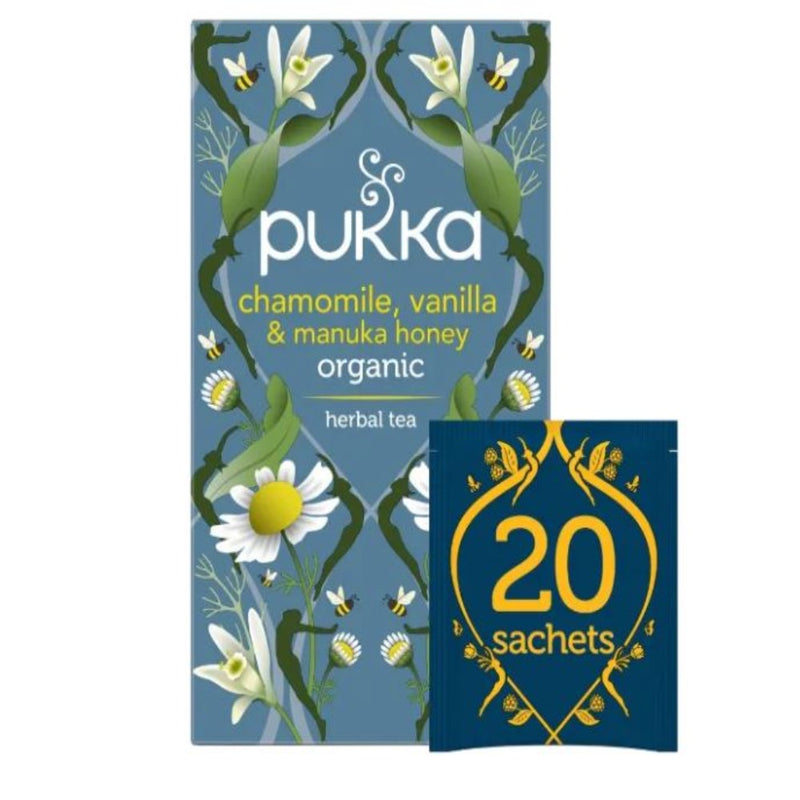 Pukka Chamomile, Vanilla & Manuka Honey 20 Tea Bags