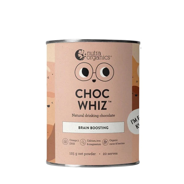 Nutra Organics Choc Whiz 125gm
